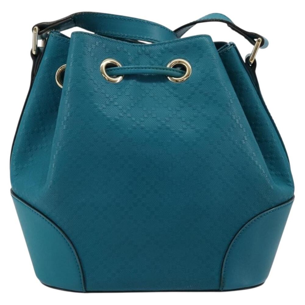 Gucci Leather Diamante Shoulder Bag Blue
